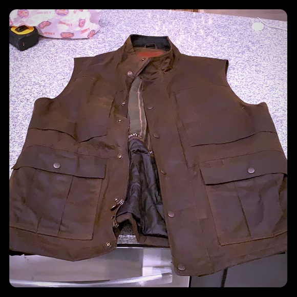 outback oilskin vest